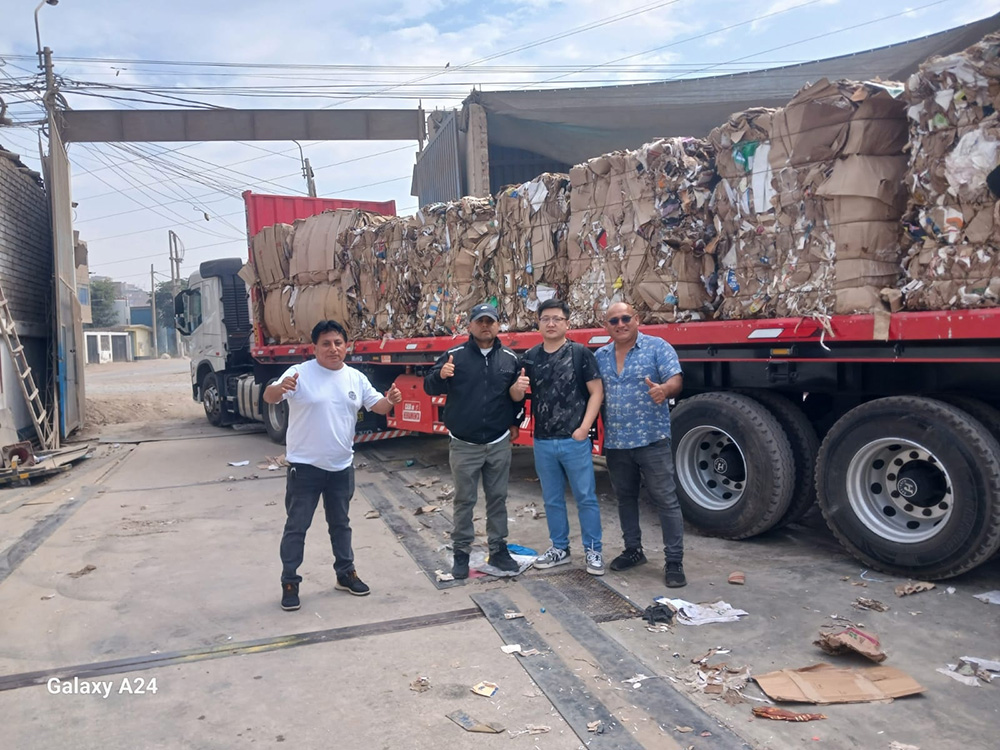 automatic cardboard baler 2 مكبس كرتوني أوتوماتيكي