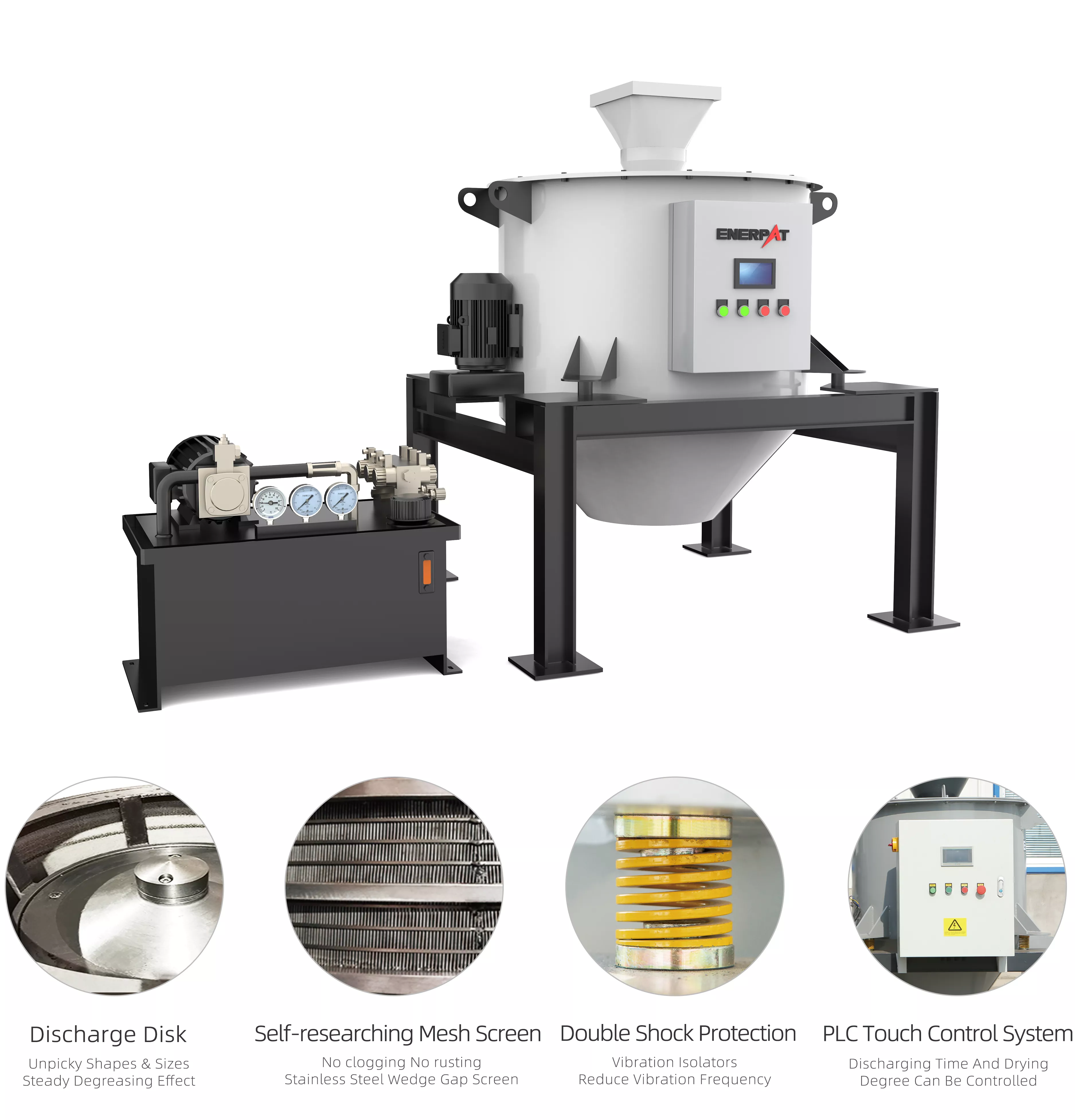 ENERPAT Metal Chip Centrifuge ENERPAT جهاز طرد مركزي ذو شرائح معدنية