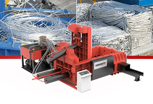 ENERPAT الشركة المصنعة لآلة ضغط بالات الخردة المعدنية AMB-L2520-315