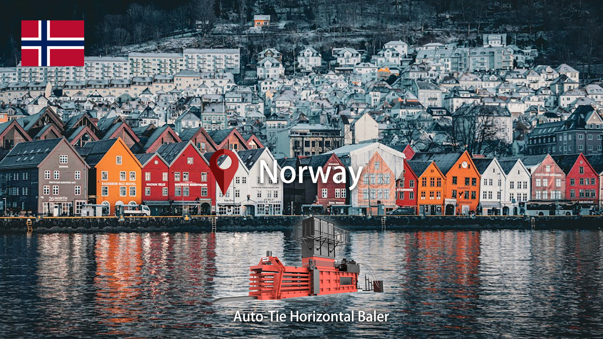 النرويج: ENERPAT تم تركيب ماكينة ضغط الورق الهيدروليكي الأوتوماتيكية