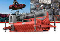 آلة بالات الخردة المعدنية للسيارة