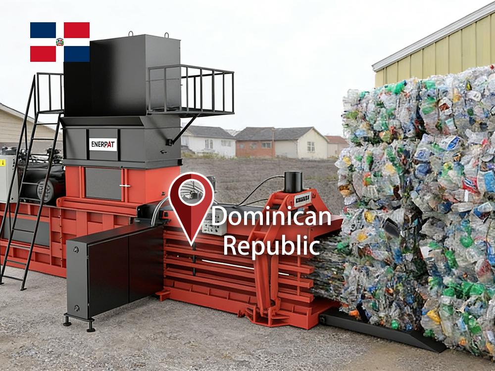 جمهورية الدومينيكان: ENERPAT تم تركيب آلة ربط الزجاجات البلاستيكية تلقائيًا