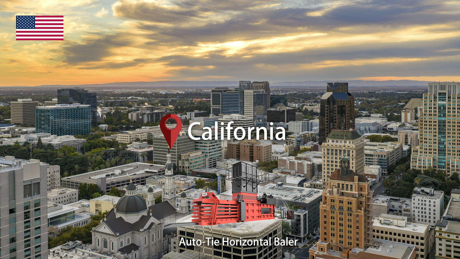 لماذا تعتمد صناعة إعادة التدوير في كاليفورنيا على مكبسات النفايات الأفقية