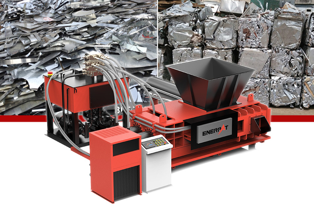 ENERPAT آلة تثقيب خردة الفولاذ بالات خردة المعادن