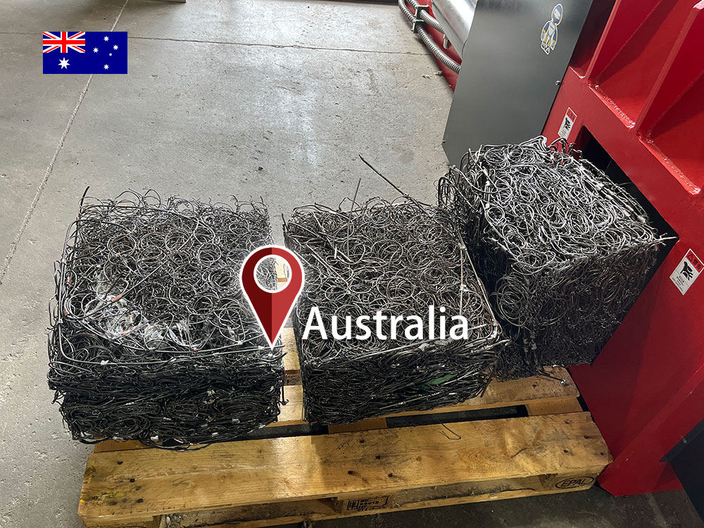 أستراليا: ENERPAT تم تركيب مكبس النفايات المعدنية ذات نوابض المراتب للبيع