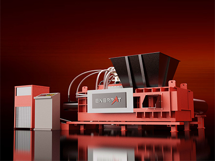 ENERPAT ماكينة تجميع الخردة AMB-H2014-250 تحل مشكلة إعادة التدوير للمصنعين الأستراليين