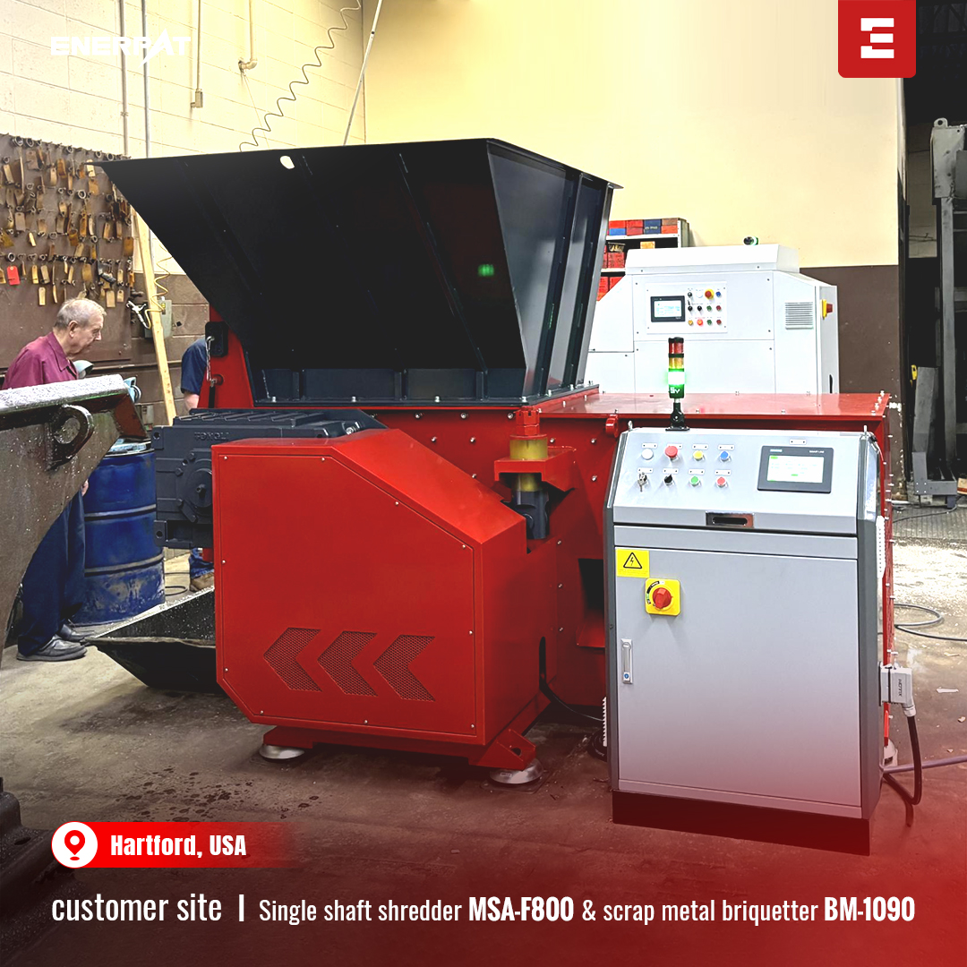 ENERPAT تم تركيب نظام ضغط رقائق الألومنيوم F800+BM1090